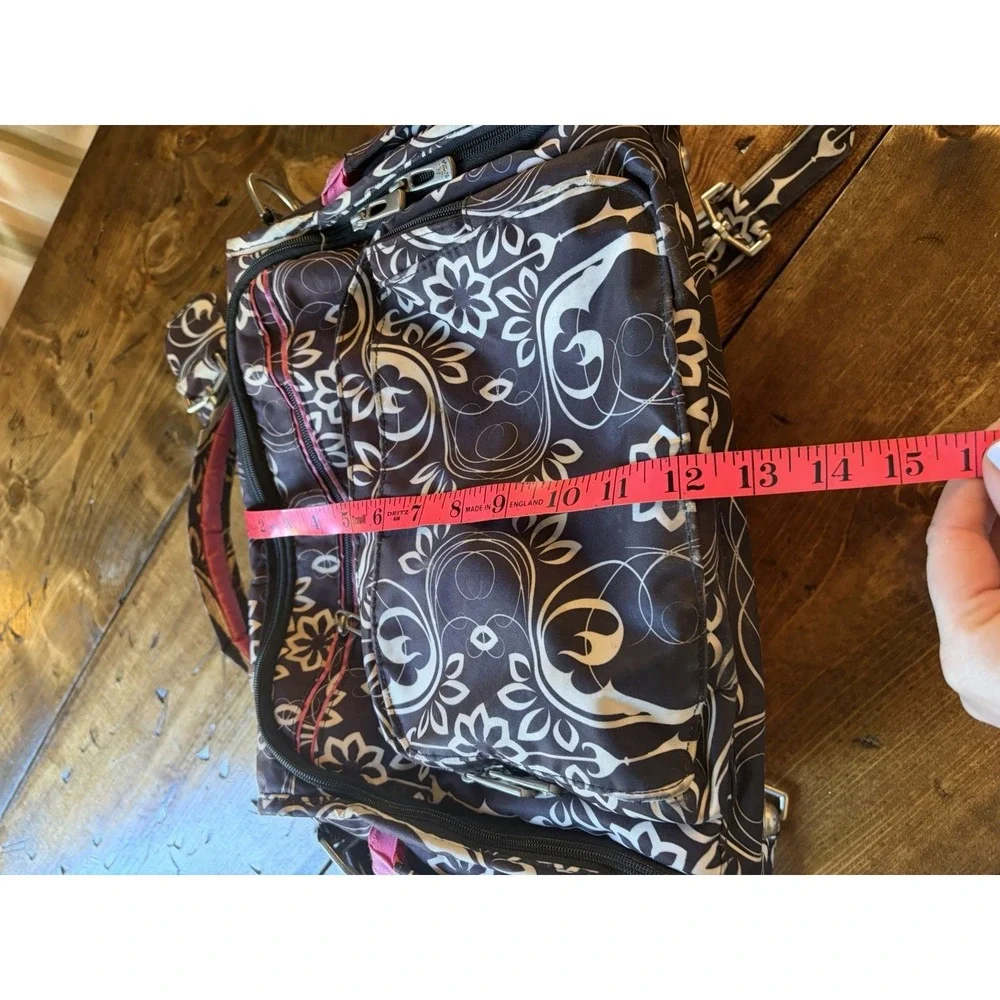 Ju Ju Be Convertible Large Diaper Bag Paisley Good Condition